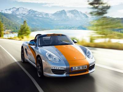 Porsche Boxster E electric sportcar