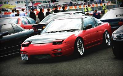 Nissan, 240sx, drift, red